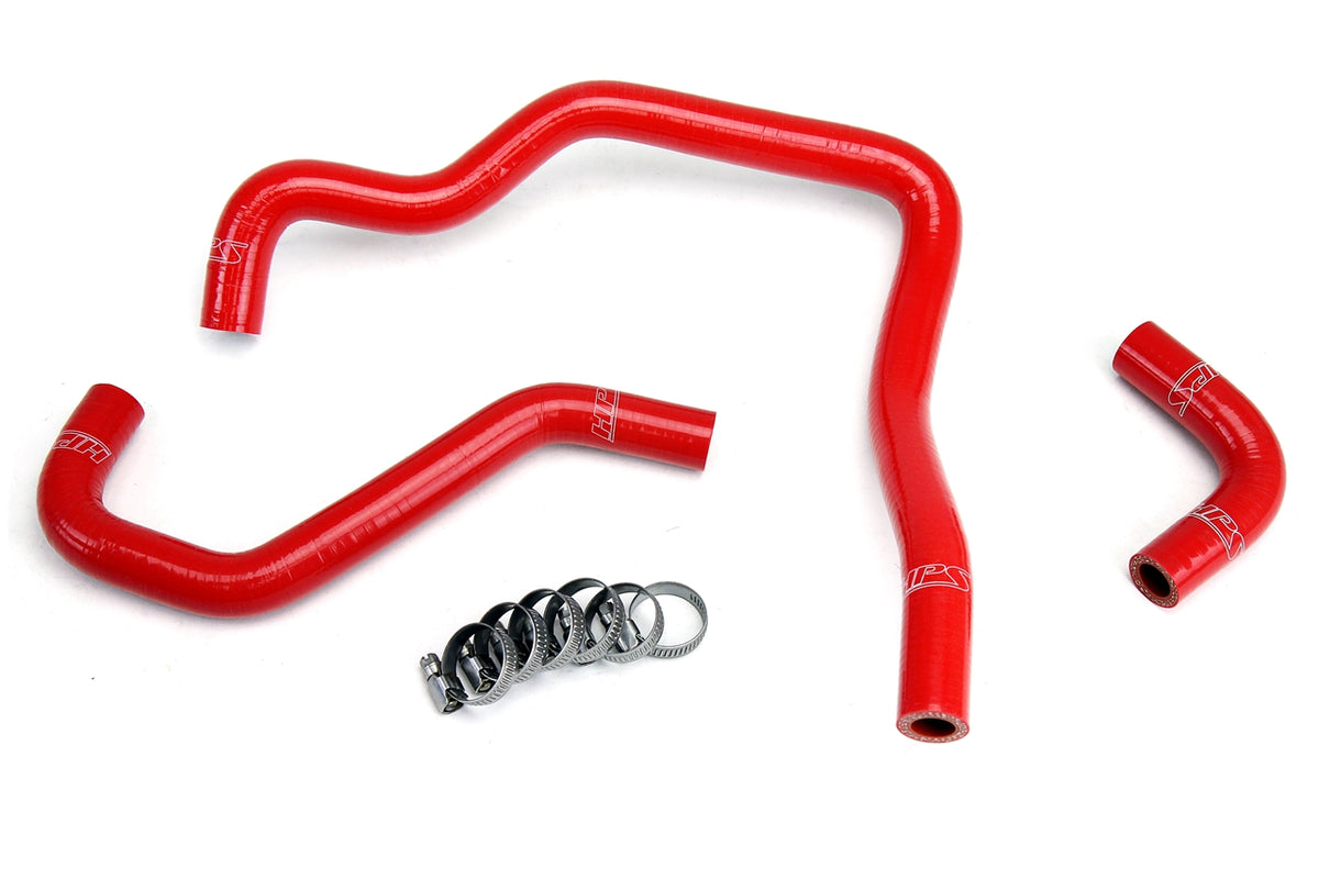 57-1430-RED HPS Red Silicone Heater Hoses 1989-1995 Toyota 4RUNNER 22RE Non Turbo Efi Left Hand Drive