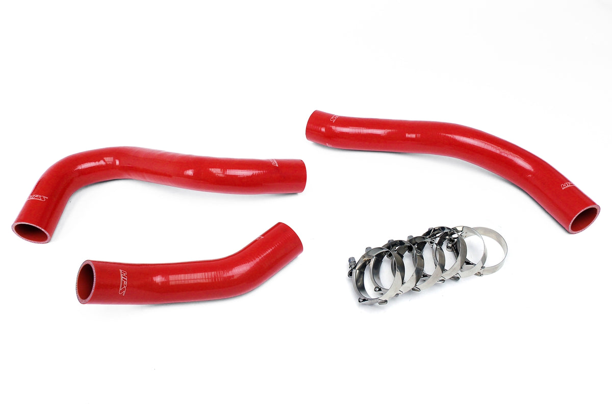 57-1457-RED HPS Red Silicone Radiator Hoses 2008-2010 Ford F-250 Superduty Powerstroke 6.4L Diesel