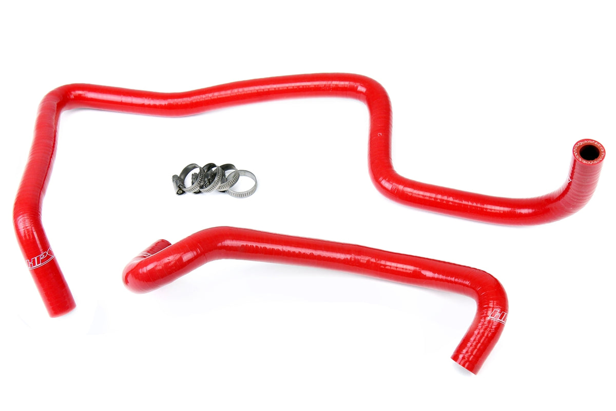 57-1471-RED HPS Red Silicone Heater Hoses 2006-2010 Jeep Commander 5.7L V8 without Rear a/C