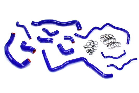 57-1476-BLUE HPS Blue Silicone Radiator and Ancillary Hoses 2006-2008 Volkswagen Jetta 2.0T Turbo Fsi