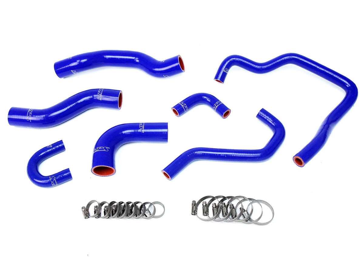 57-1478-BLUE HPS Blue Silicone Radiator and Heater Hoses 1989-1995 Toyota 4RUNNER 22RE Non Turbo Efi Left Hand Drive