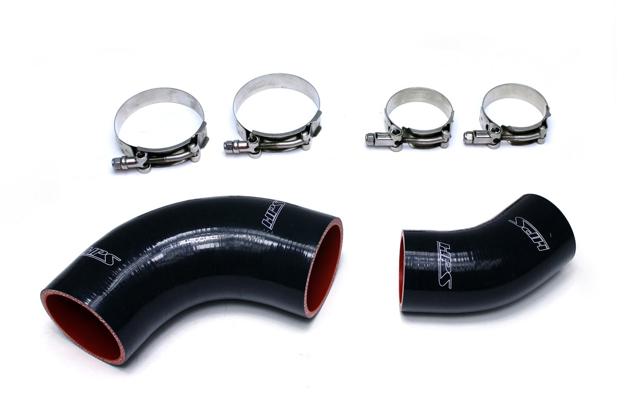 57-1486-BLK HPS Black Silicone Intercooler Hoses 2007-2013 Mazda Mazdaspeed 3 2.3L Turbo