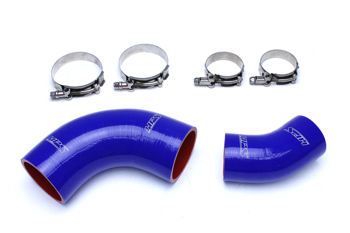 57-1486-BLUE HPS Blue Silicone Intercooler Hoses 2007-2013 Mazda Mazdaspeed 3 2.3L Turbo
