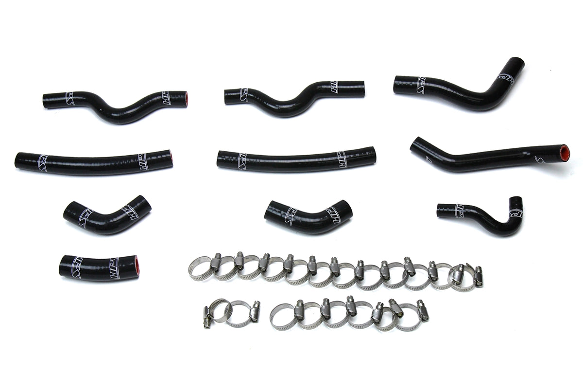 57-1523-BLK HPS Black Silicone Heater Hoses 1998-2007 Toyota Land Cruiser 4.7L V8