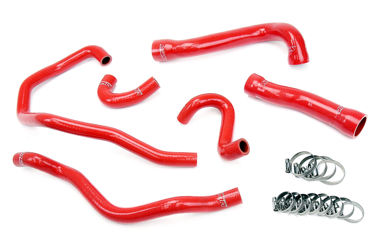 57-1543-RED HPS Red Silicone Radiator and Heater Hoses 2001-2006 Bmw E46 M3 Left Hand Drive