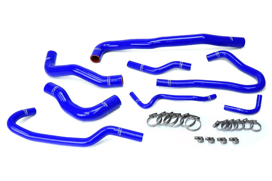 57-1546-BLUE HPS Blue Silicone Radiator and Heater Hoses 2016-2024 Mazda MX-5 Miata 2.0L 8PCS Set
