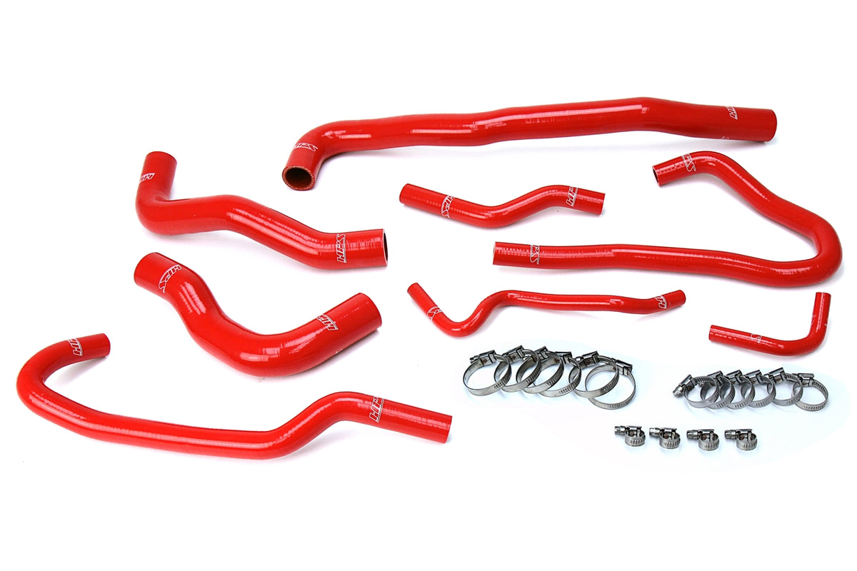 57-1546-RED HPS Red Silicone Radiator and Heater Hoses 2016-2024 Mazda MX-5 Miata 2.0L 8PCS Set