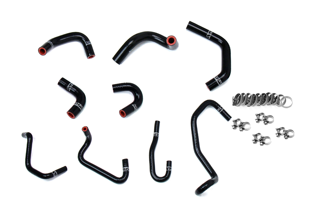 57-1581A-BLK HPS Black Silicone Ancillary Hoses 2016-2023 Toyota Tacoma 3.5L V6
