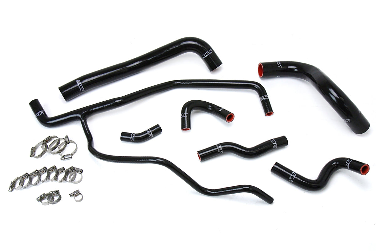 57-1583-BLK HPS Black Silicone Radiator and Heater Hoses 2011-2023 Dodge Challenger 3.6L V6