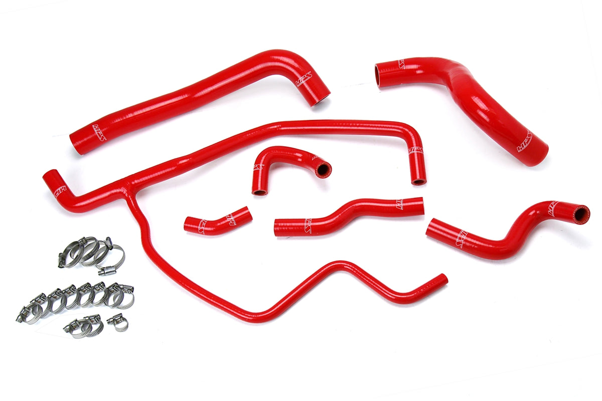 57-1583-RED HPS Red Silicone Radiator and Heater Hoses 2011-2023 Dodge Challenger 3.6L V6