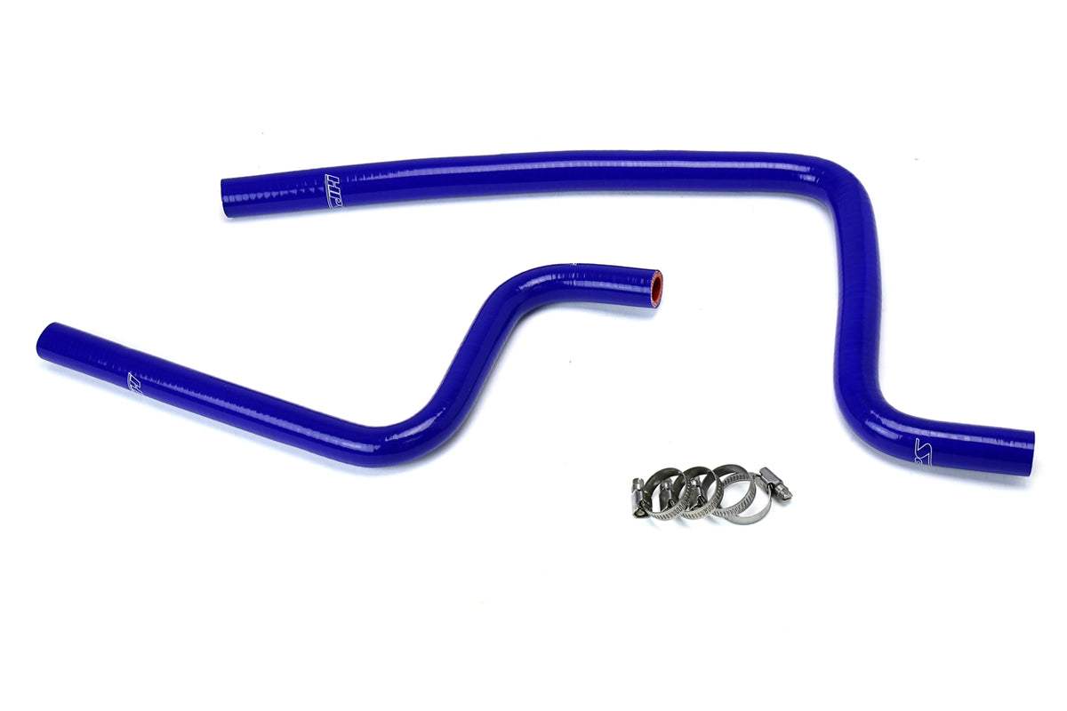 57-1590-BLUE HPS Blue Silicone Heater Hoses 1997-2002 Jeep Wrangler 2.5L 4CYL
