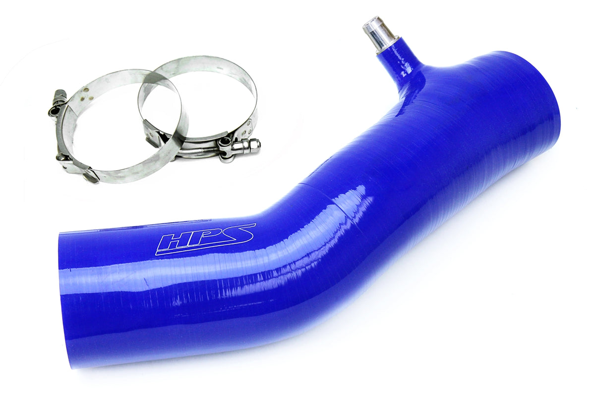 57-1600-BLUE HPS Blue Silicone Air Intake Hose 2016-2023 Toyota Tacoma 3.5L V6 (exclude TRD Airbox)