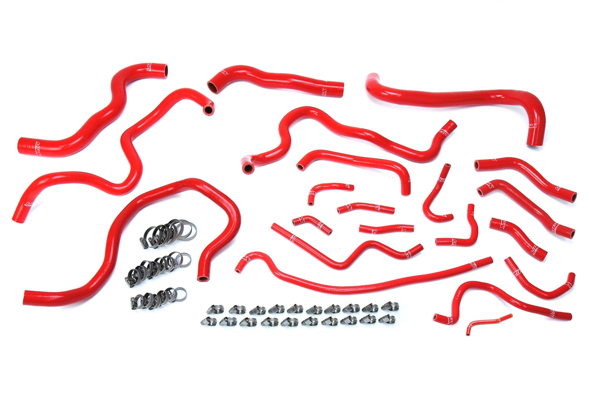 57-1608-RED HPS Red Silicone Radiator and Heater Hoses 2017-2019 Honda Civic Si 1.5L Turbo