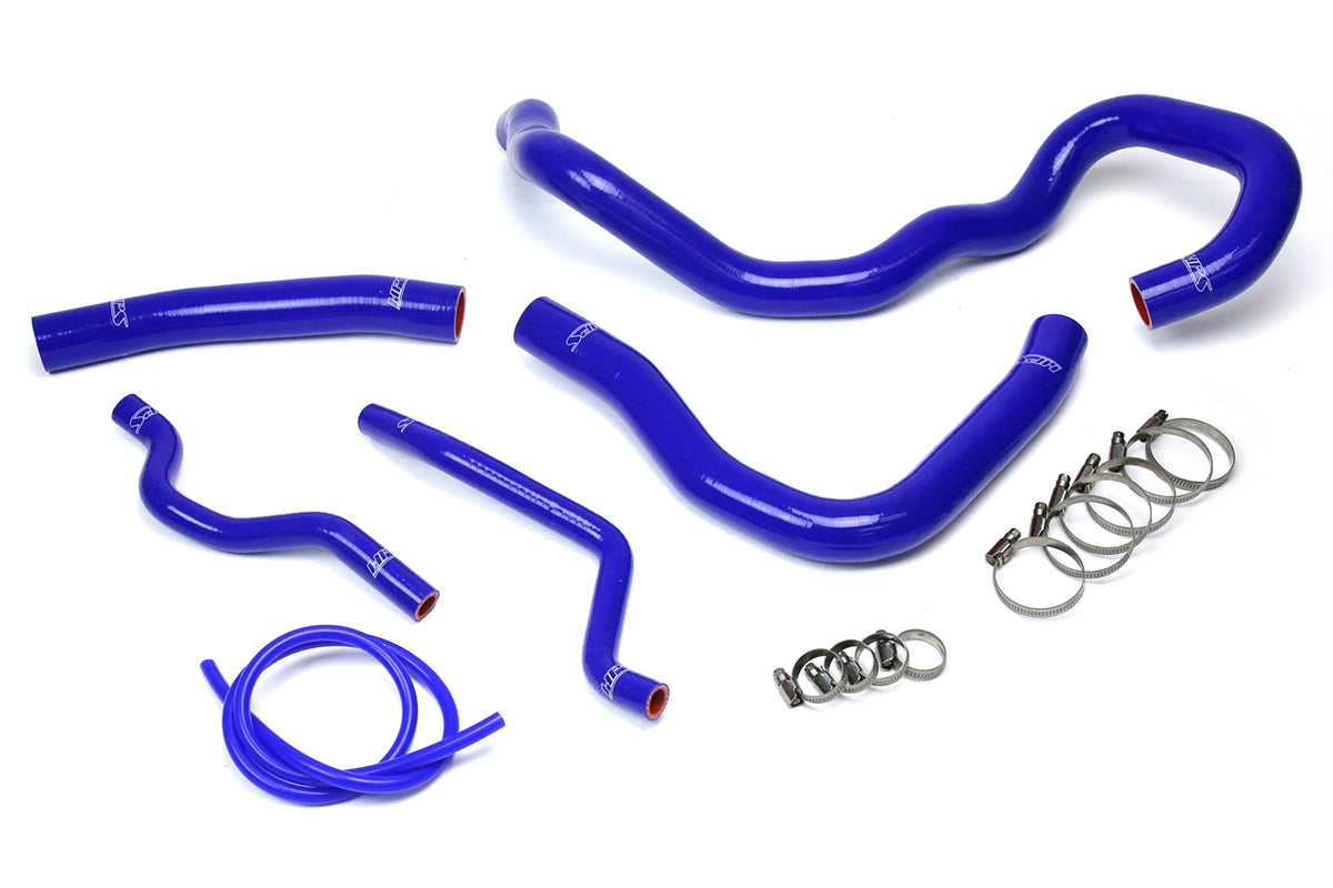 57-1609-BLUE HPS Blue Silicone Radiator and Heater Hoses 2008-2017 Mitsubishi Lancer 2.0L 2.4L De Es Gts