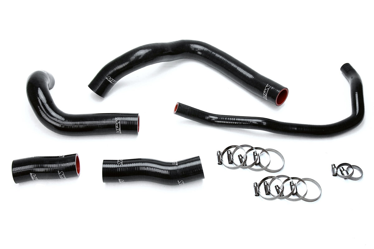 57-1633-BLK HPS Black Silicone Radiator Hoses 2016-2017 Lexus GS200T 2.0L Turbo