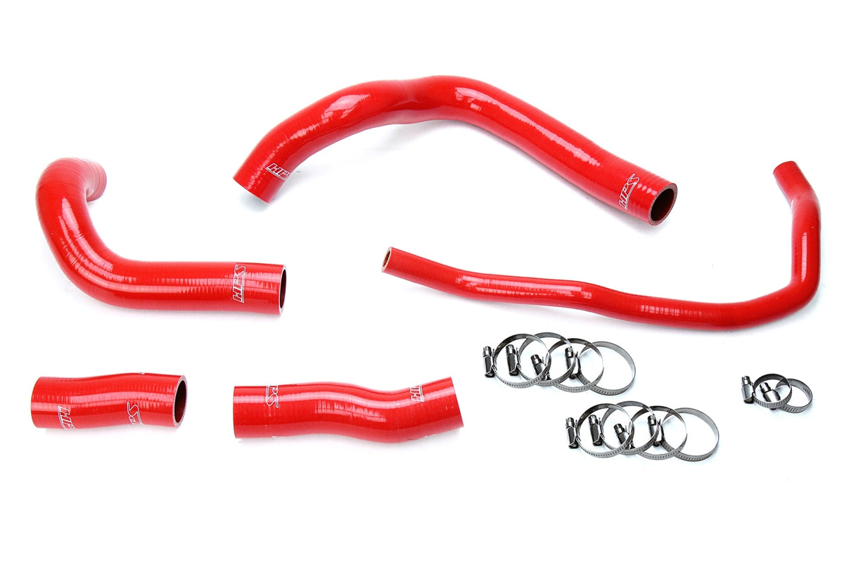 57-1633-RED HPS Red Silicone Radiator Hoses 2016-2017 Lexus GS200T 2.0L Turbo