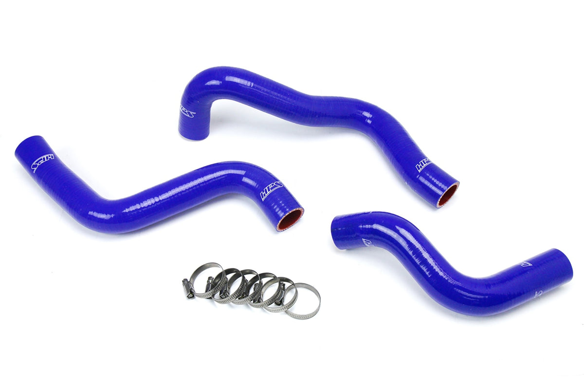 57-1634-BLUE HPS Blue Silicone Radiator Hoses 2004-2011 Mazda RX8 3PCS Set