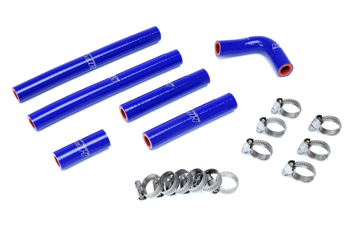 57-1638-BLUE HPS Blue Silicone Heater Hoses 1992-1997 Toyota Land Cruiser FJ80 4.5L I6 Equipped with Rear Heater