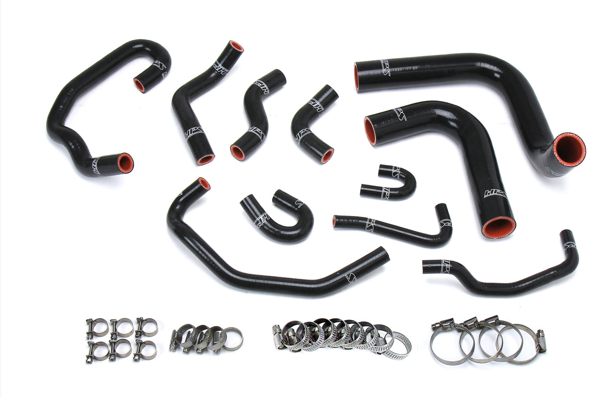 57-1654-BLK HPS Black Silicone Radiator and Heater Hoses 1993-1995 Toyota 4RUNNER 3.0L V6 Left Hand Drive Does Not Include Hoses for Model Equipped with Rear Heater