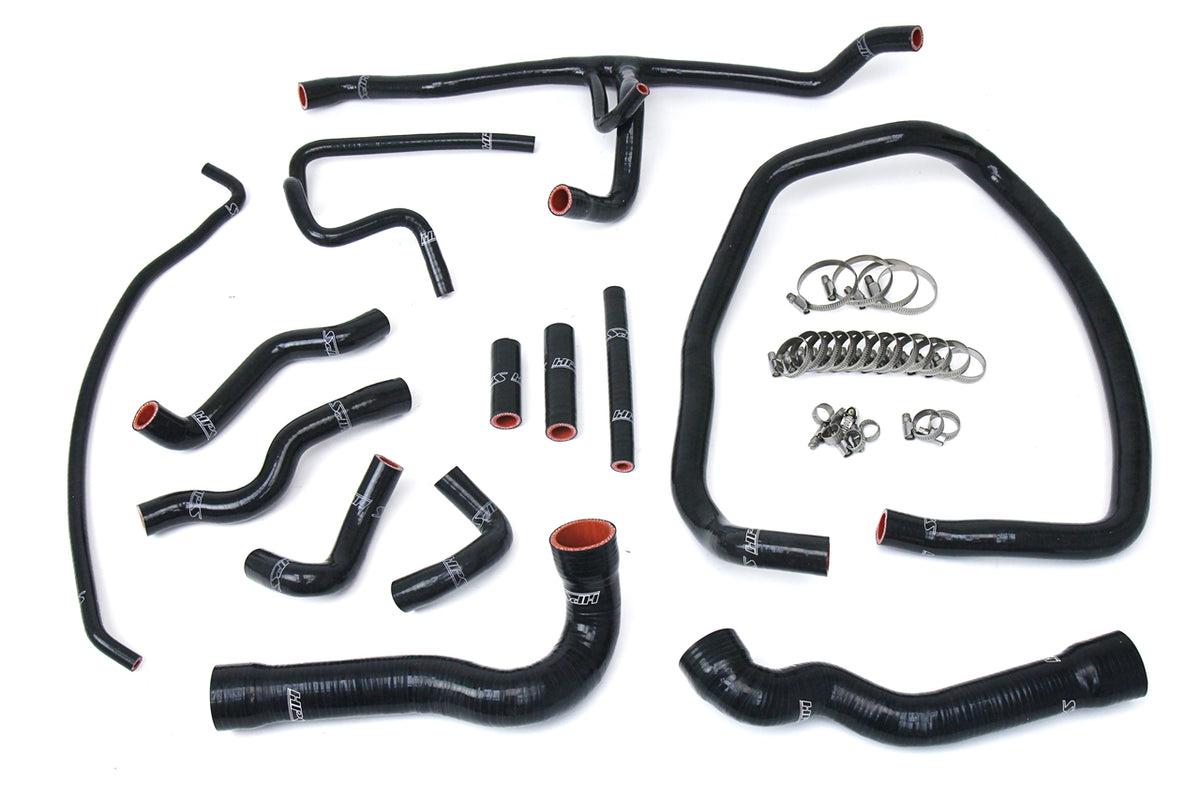 57-1674-BLK HPS Black Silicone Radiator and Heater Hoses 1996-1999 Bmw E36 M3 M3 Left Hand Drive