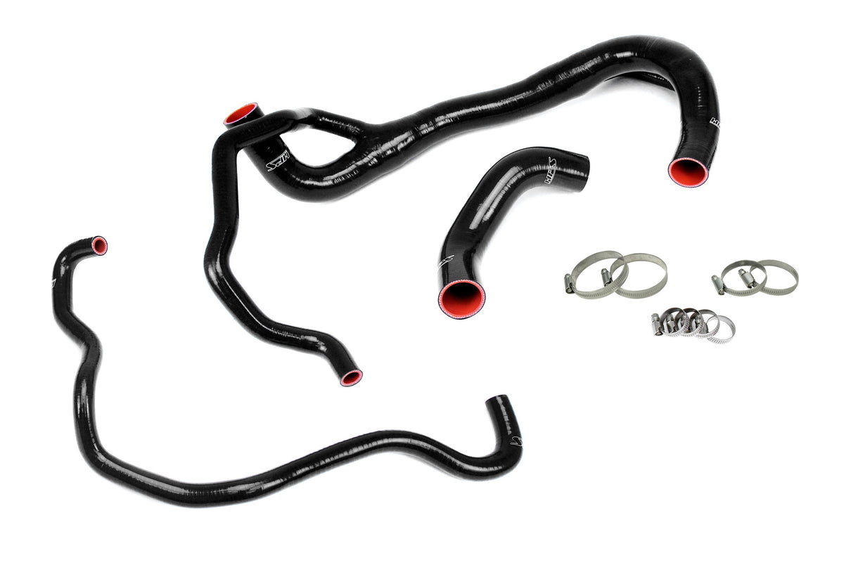 57-1675R-BLK HPS Black Silicone Radiator Hoses 2021 Dodge Challenger R/T Scat Pack Shaker Widebody 6.4L V8