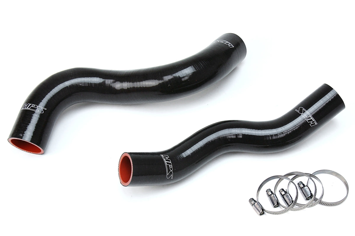 57-1703-BLK HPS Black Silicone Radiator Hoses 2006-2009 Jeep Grand Cherokee 4.7L V8 WK1