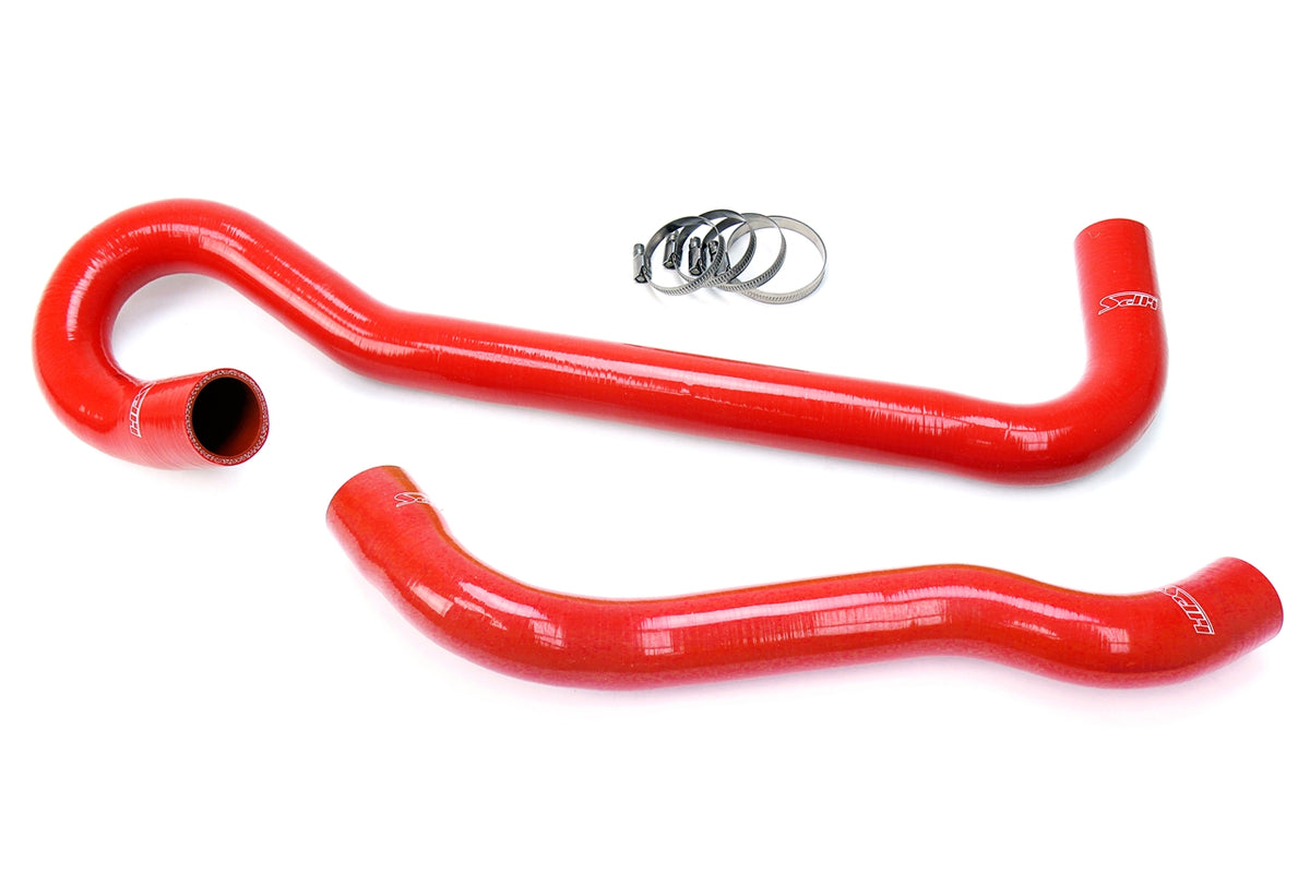 57-1704-RED HPS Red Silicone Radiator Hoses 2005-2010 Jeep Grand Cherokee 5.7L V8 WK1