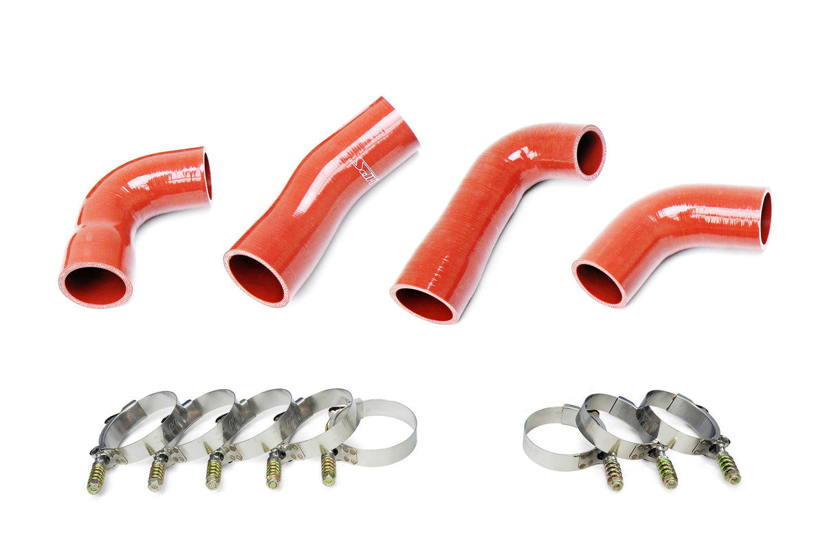 57-1721 HPS Orange Silicone Transmission Oil Cooler Coolant Hose 2007-2016 Mack Trucks MP7 Engine Replace OE Part # 20934539 21548313 24926501 21209748