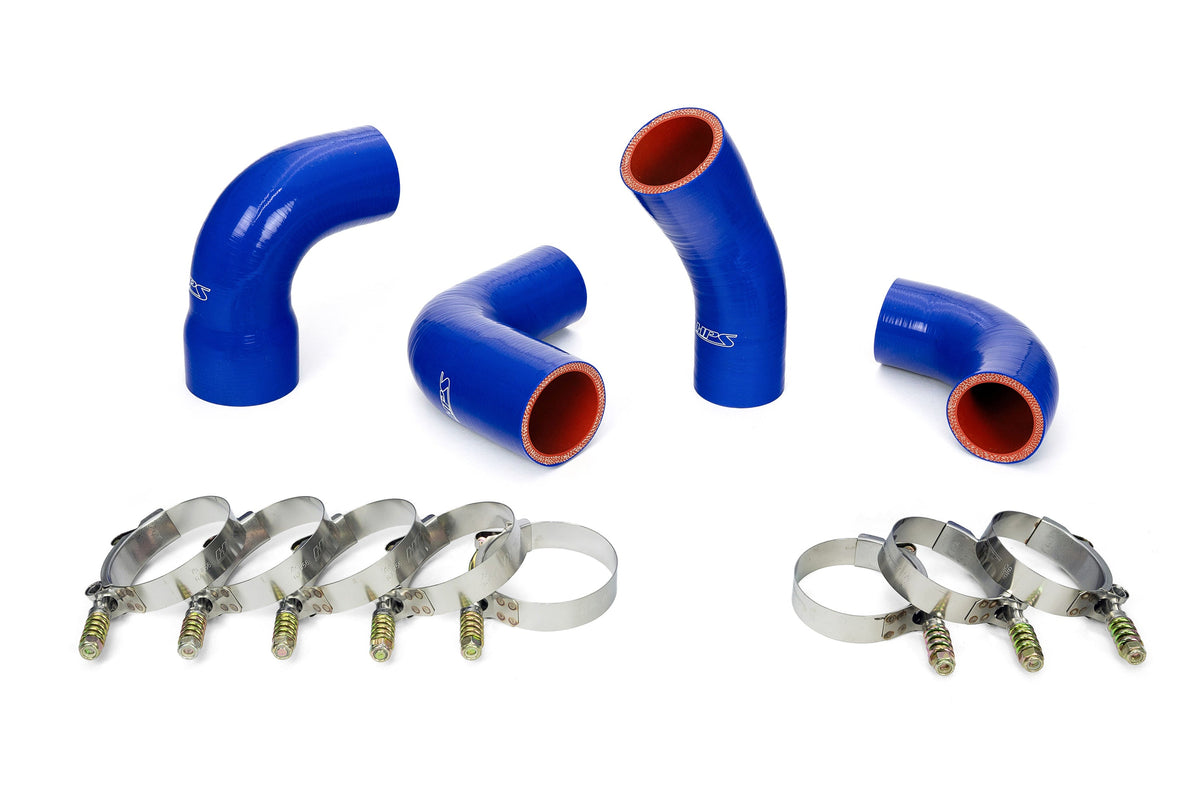 57-1722-BLUE HPS Blue Silicone Transmission Oil Cooler Coolant Hose 2007-2016 Mack Trucks MP7 Engine Replace OE Part # 85134464 21794125 21251570 21794132 21794129