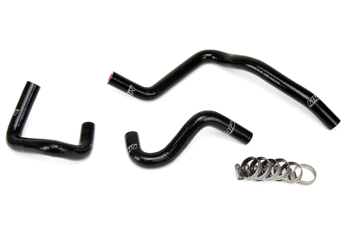 57-1748-BLK HPS Black Silicone Ancillary Coolant Hoses 2003-2008 Infiniti FX35 3.5L V6 VQ35DE RWD