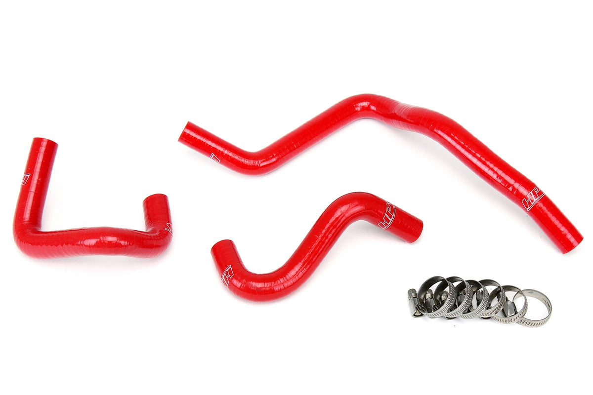 57-1748-RED HPS Red Silicone Ancillary Coolant Hoses 2003-2008 Infiniti FX35 3.5L V6 VQ35DE RWD