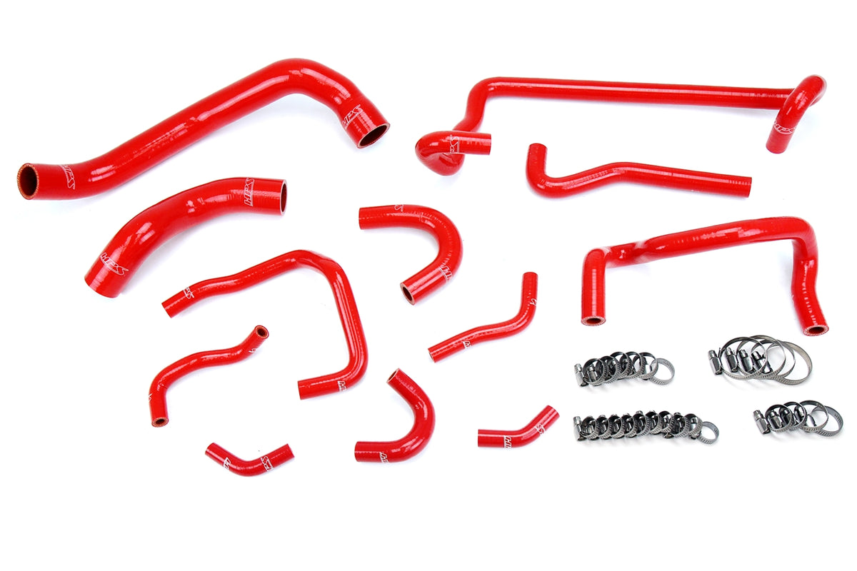 57-1782-RED HPS Red Silicone Radiator and Heater Hoses 1989-1994 Nissan Skyline GTR R32 RB26DETT Twin Turbo