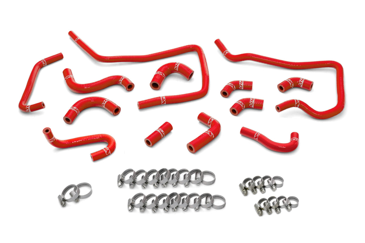 57-1805-RED HPS Red Silicone Ancillary Hoses 2002-2003 Subaru Impreza WRX 2.0L Turbo