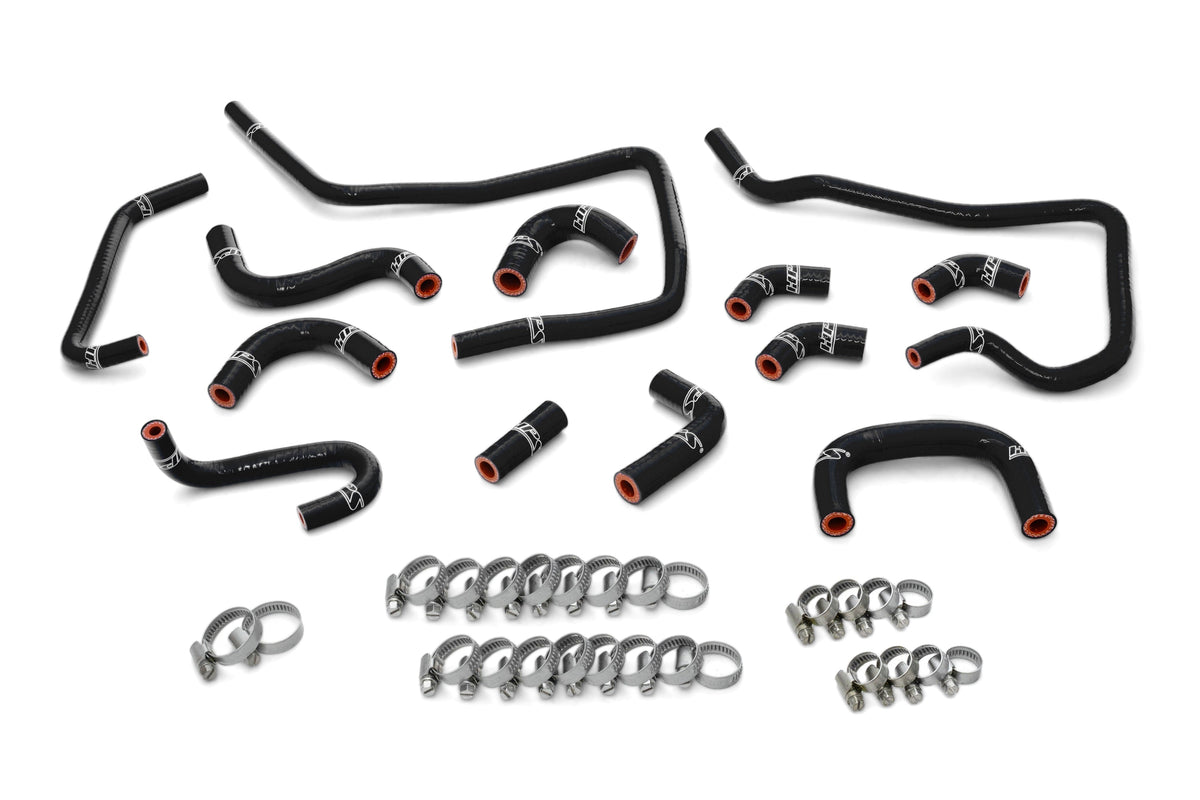 57-1806-BLK HPS Black Silicone Ancillary Hoses 2004 Subaru Impreza WRX 2.0L Turbo