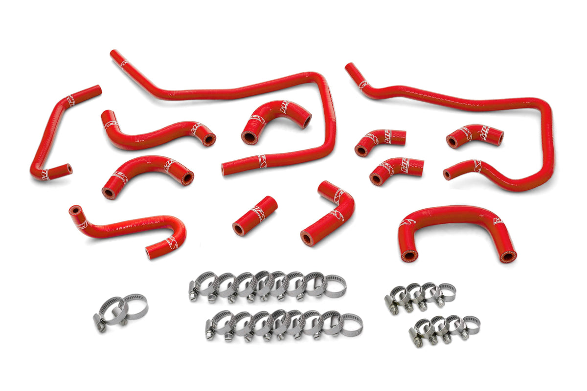 57-1806-RED HPS Red Silicone Ancillary Hoses 2004 Subaru Impreza WRX 2.0L Turbo