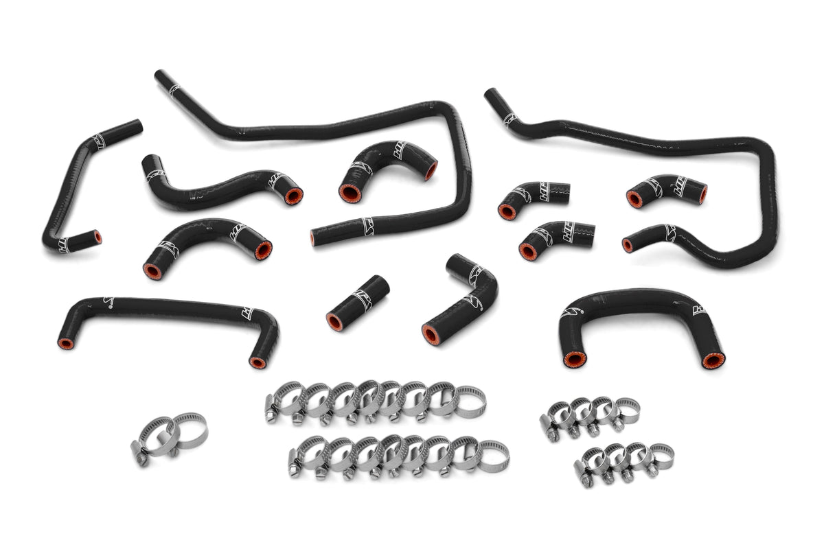 57-1807-BLK HPS Black Silicone Ancillary Hoses 2005 Subaru Impreza WRX STI 2.5L Turbo