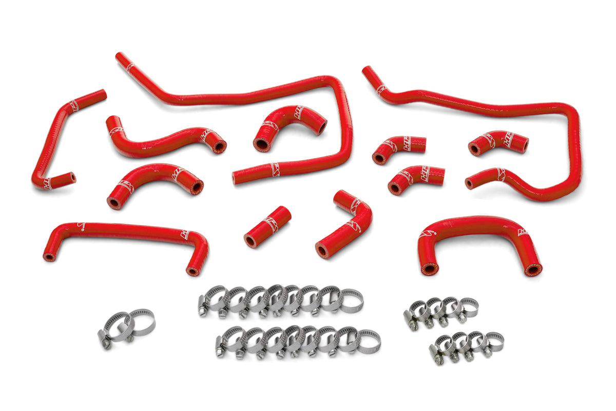 57-1807-RED HPS Red Silicone Ancillary Hoses 2005 Subaru Impreza WRX STI 2.5L Turbo