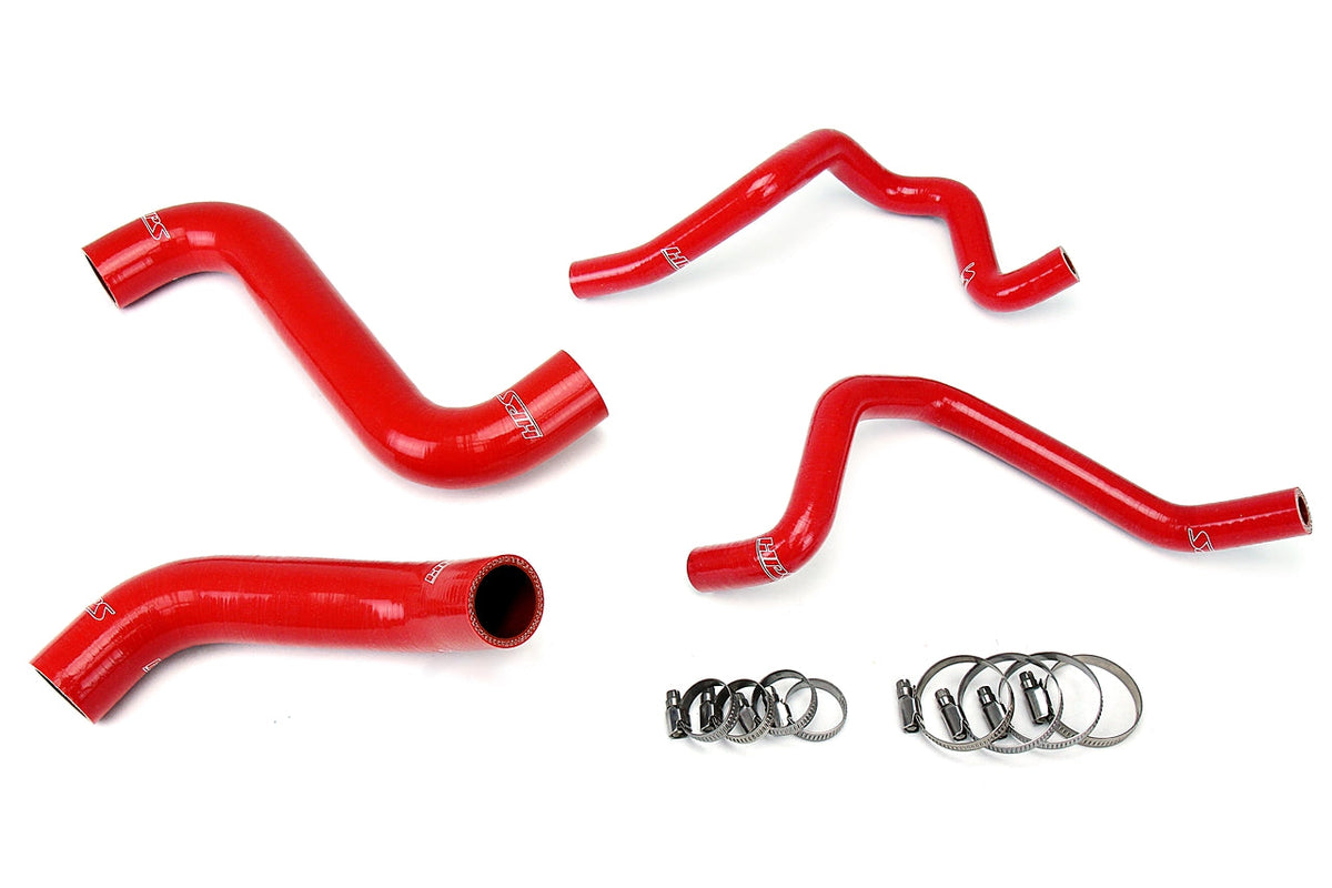 57-1811-RED HPS Red Silicone Radiator and Heater Hoses 2005-2007 Subaru Impreza WRX STI 2.5L Turbo