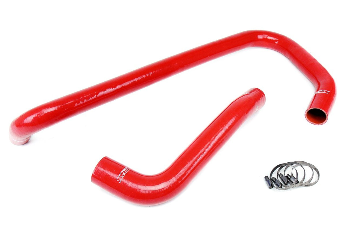 57-1818-RED HPS Red Silicone Radiator Hoses 2009-2020 Dodge Ram 1500 Pickup 5.7L V8 without Engine Oil Cooler