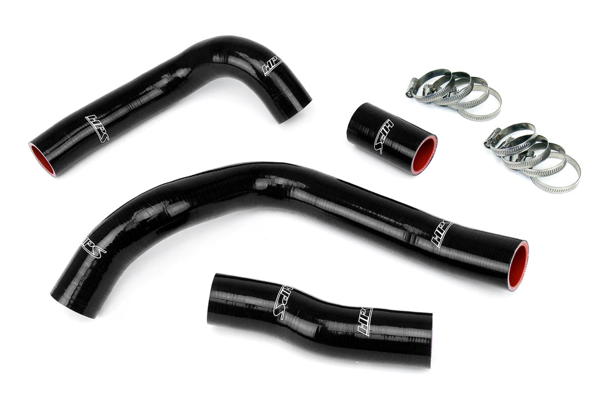 57-1829-BLK HPS Black Silicone Radiator Hoses 2016-2017 Lexus IS200T 2.0L Turbo