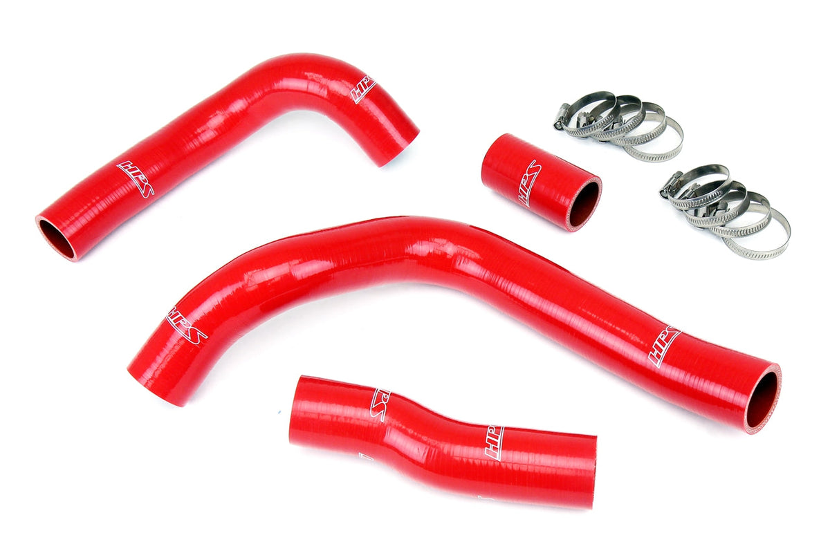 57-1829-RED HPS Red Silicone Radiator Hoses 2016-2017 Lexus IS200T 2.0L Turbo