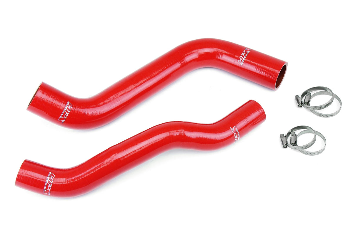 57-1835-RED HPS Red Silicone Radiator Hoses 2006-2010 Jeep Grand Cherokee 3.7L V6