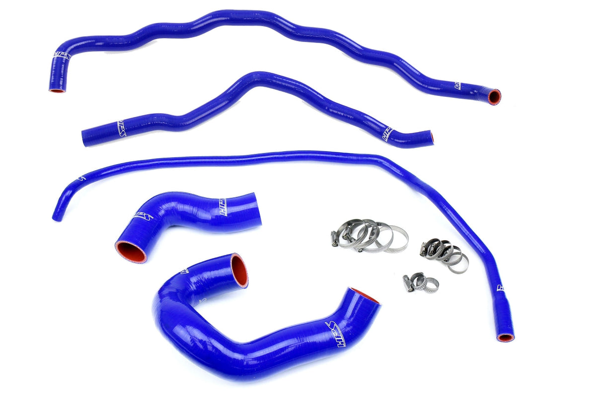 57-1860-BLUE HPS Blue Silicone Radiator and Heater Hoses 2007-2013 Bmw 335I 335IX 335IS N54/N55 3.0L Turbo E90/E92/E93