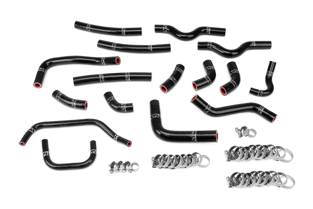 57-1911-BLK HPS Black Silicone Heater Hoses 2003-2007 Toyota Land Cruiser 4.7L V8 J100