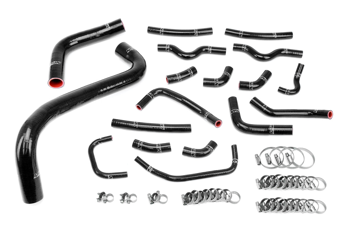 57-1912-BLK HPS Black Silicone Radiator and Heater Hoses 2003-2007 Toyota Land Cruiser 4.7L V8 J100