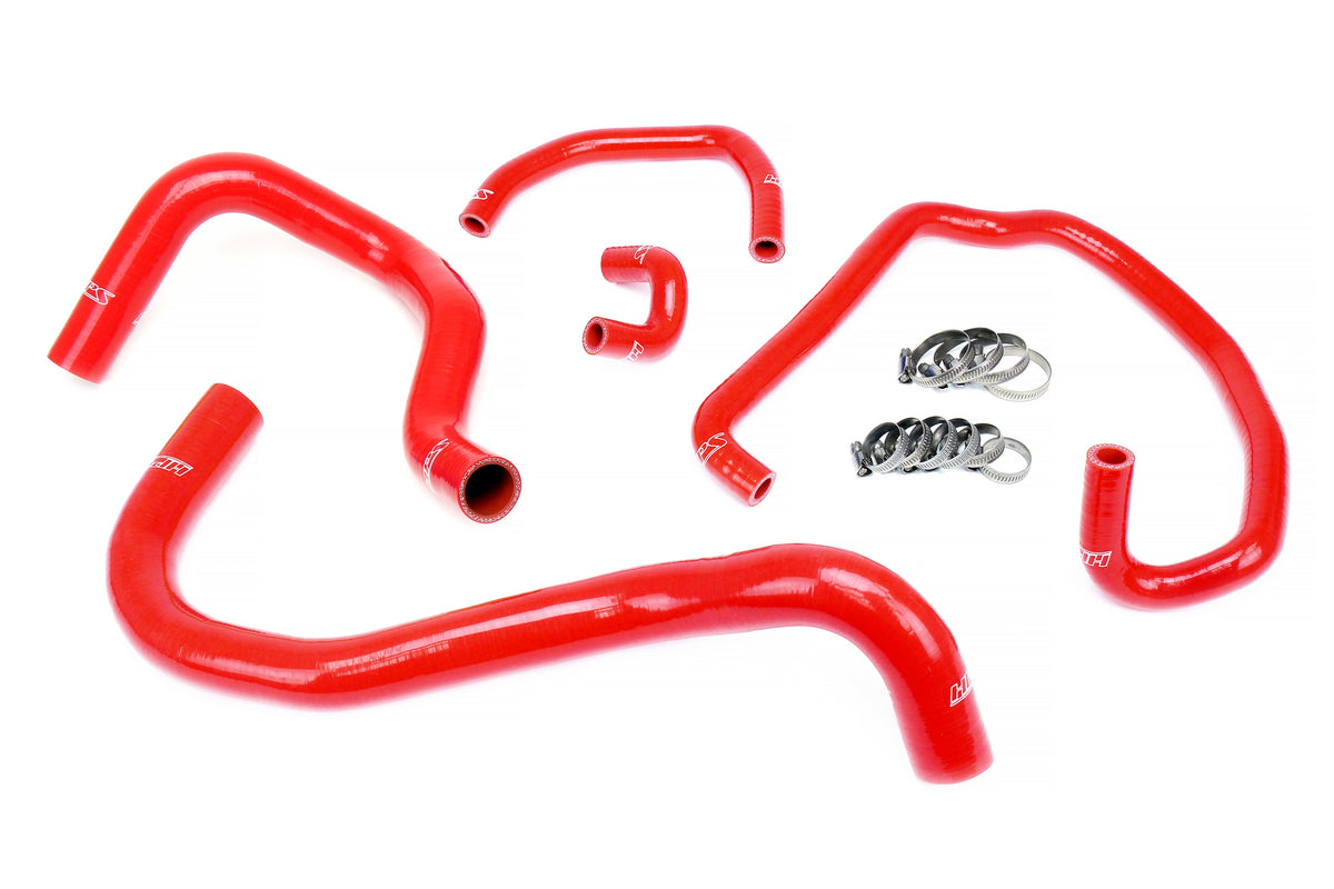 57-1921-RED HPS Red Silicone Radiator and Heater Hoses 1995-2004 Toyota Tacoma 2.7L