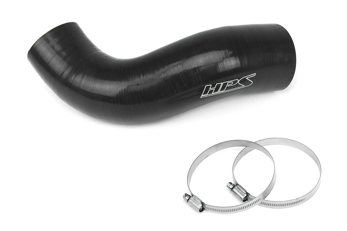 57-1922-BLK HPS Black Silicone Air Intake Hose 2016-2019 Volkswagen Golf SportWagen 1.8T Turbo