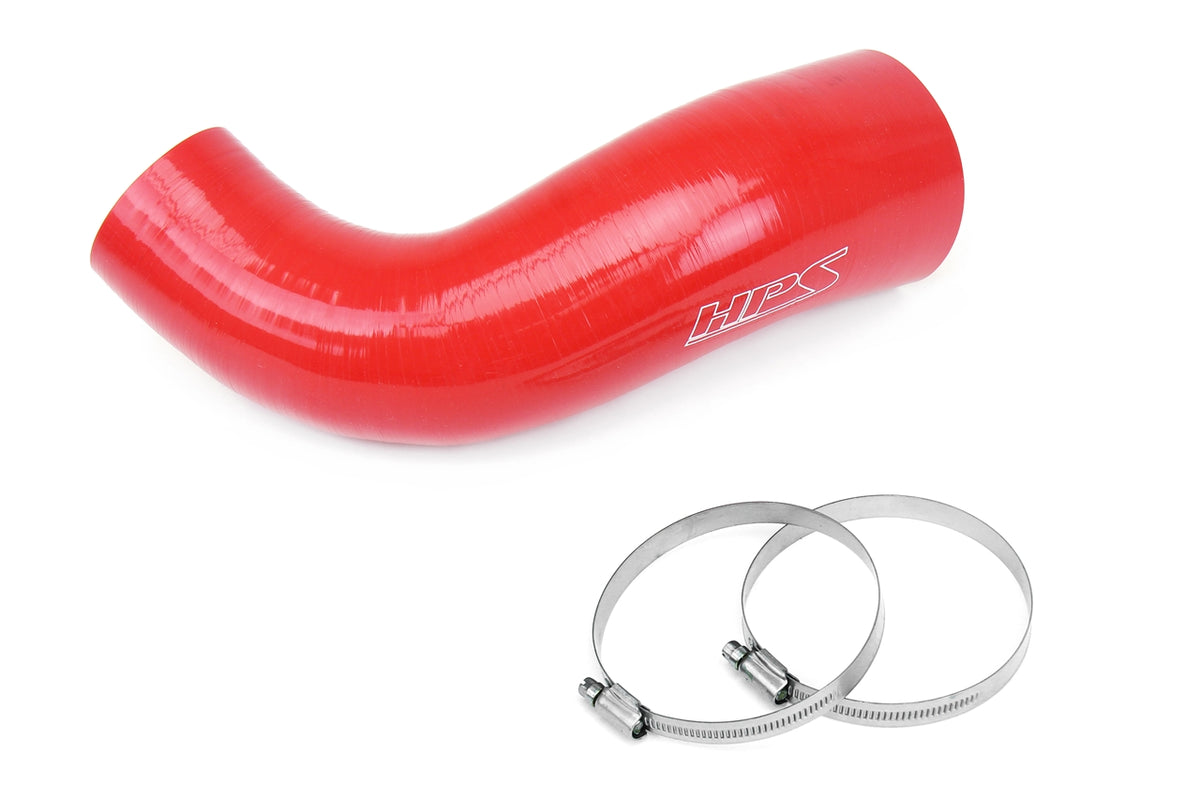 57-1922-RED HPS Red Silicone Air Intake Hose 2016-2019 Volkswagen Golf SportWagen 1.8T Turbo