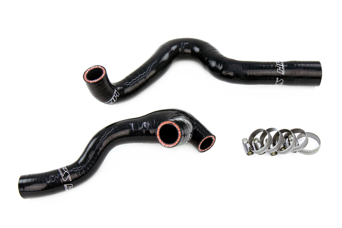 57-1934-BLK HPS Black Silicone Breather Hoses 2003-2006 Volkswagen Golf MK4 1.8T Turbo Late Awp Engine