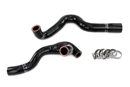 57-1934-BLK HPS Black Silicone Breather Hoses 2003-2006 Volkswagen Golf MK4 1.8T Turbo Late Awp Engine